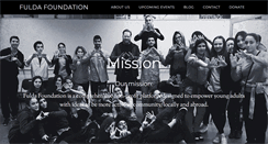 Desktop Screenshot of fuldafoundation.org